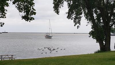 Anchored off Wendy Park - Cleveland